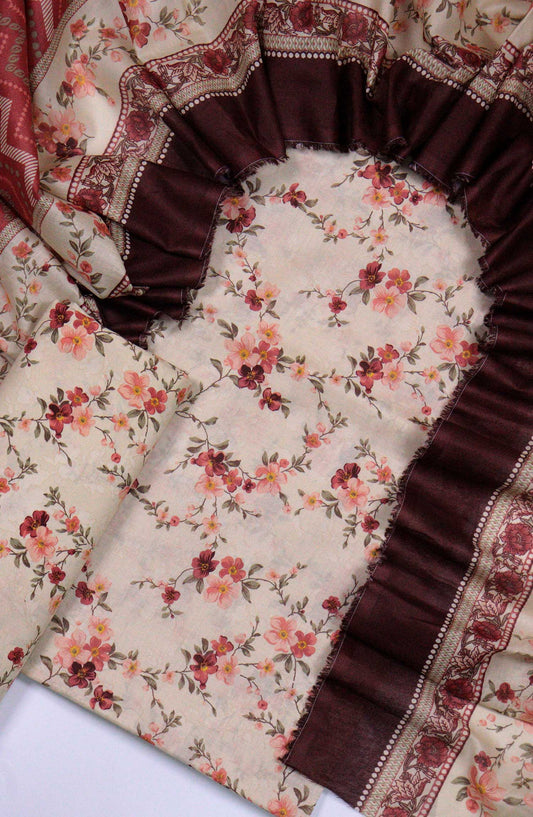 Bin Saeed Printed Lawn Unstitched 3 Piece - D-20 - BS25L - Pink - Summer Collection