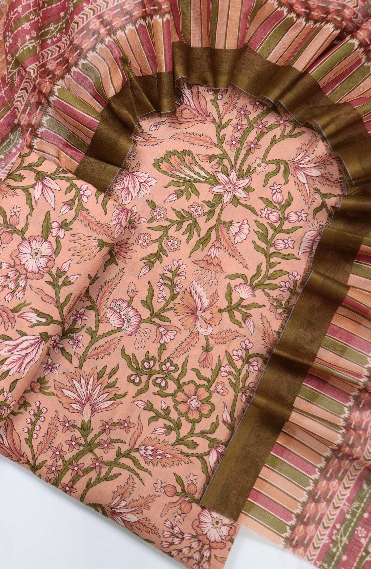 Bin Saeed Printed Lawn Unstitched 3 Piece - D-72 - BS25L - Light Pink - Summer Collection