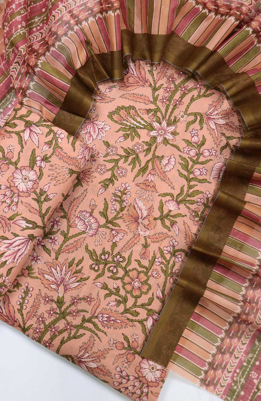 Bin Saeed Printed Lawn Unstitched 3 Piece - D-72 - BS25L - Light Pink - Summer Collection