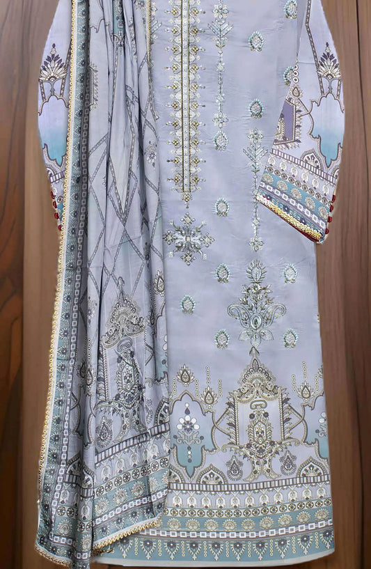 Signature Elaf Embroidered Collection 2024 - Design 08