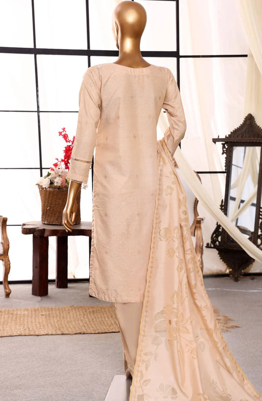 HZ RTW Damask Jacquard Devor Dupatta Collection - DJL 405 GOLDEN