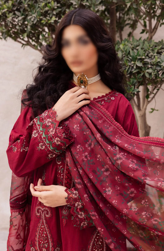 Iznik Dahlia Luxury Lawn Collection 2024 - DL-01 GOSSAMER