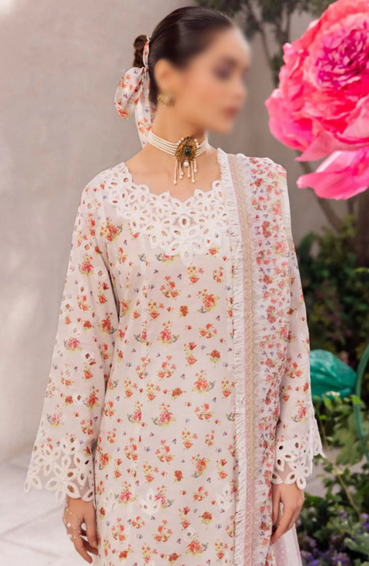 Iznik Dahlia Luxury Lawn Collection 2024 - DL-05 SPLENDOUR