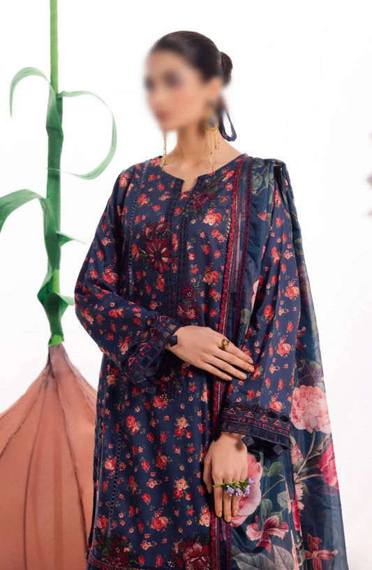 Iznik Dahlia Luxury Lawn Collection 2024 - DL-07 MEADOW
