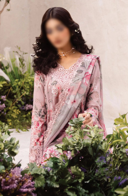 Iznik Dahlia Luxury Lawn Collection 2024 - DL-09 WHISPER