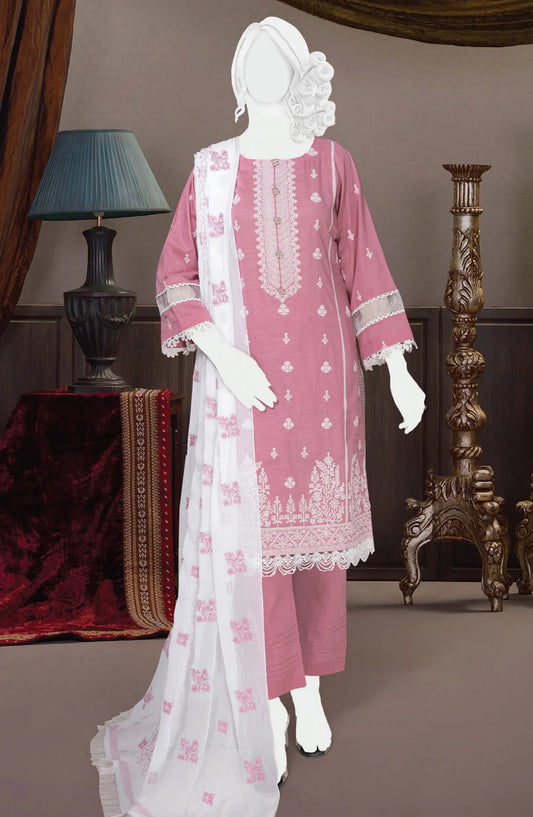 Chilman Embroidered Slub Lawn Collection 2024 - DL-332
