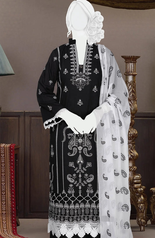 Chilman Embroidered Slub Lawn Collection 2024 - DL-333
