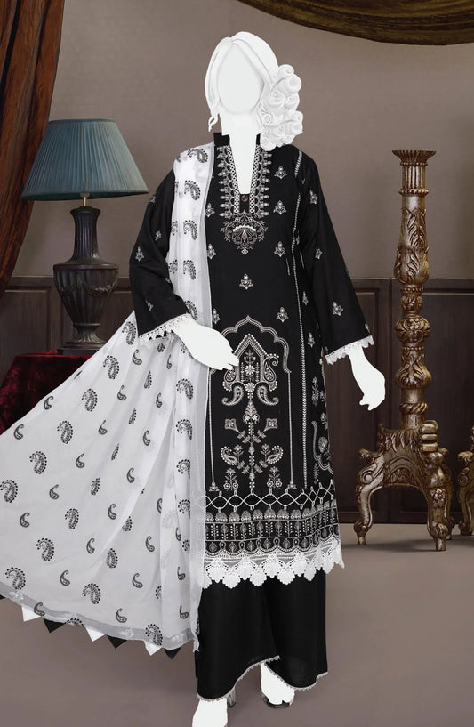 Chilman Embroidered Slub Lawn Collection 2024 - DL-333