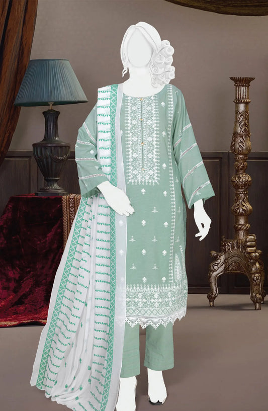Chilman Embroidered Slub Lawn Collection 2024 - DL-334