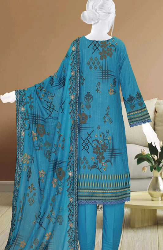 Premium Digital Print Emb Lawn Lining Collection - DL 346