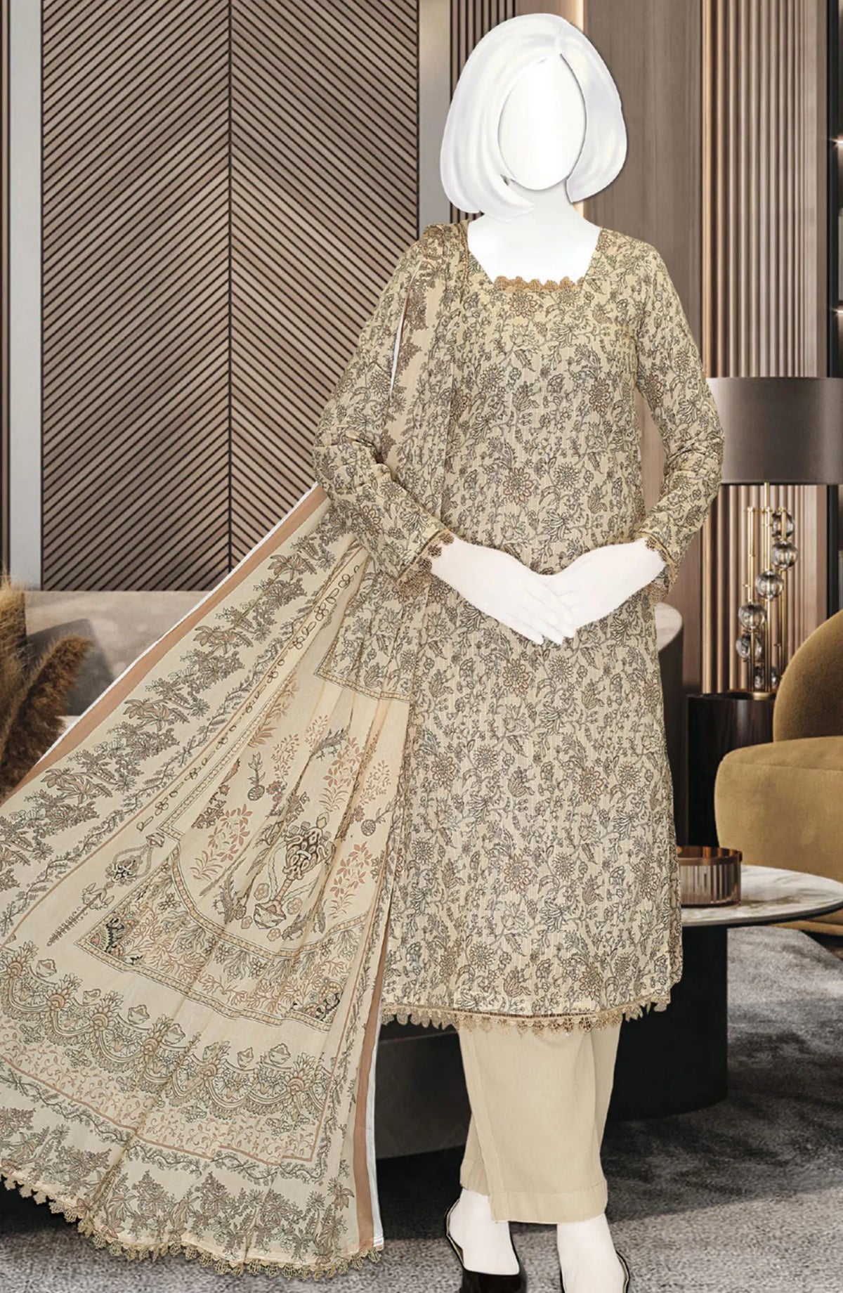 Romaiza Digital Printed Lawn Collection - DL 020