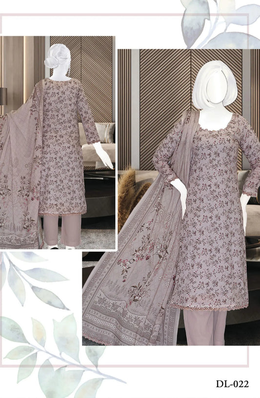 Romaiza Digital Printed Lawn Collection - DL 022