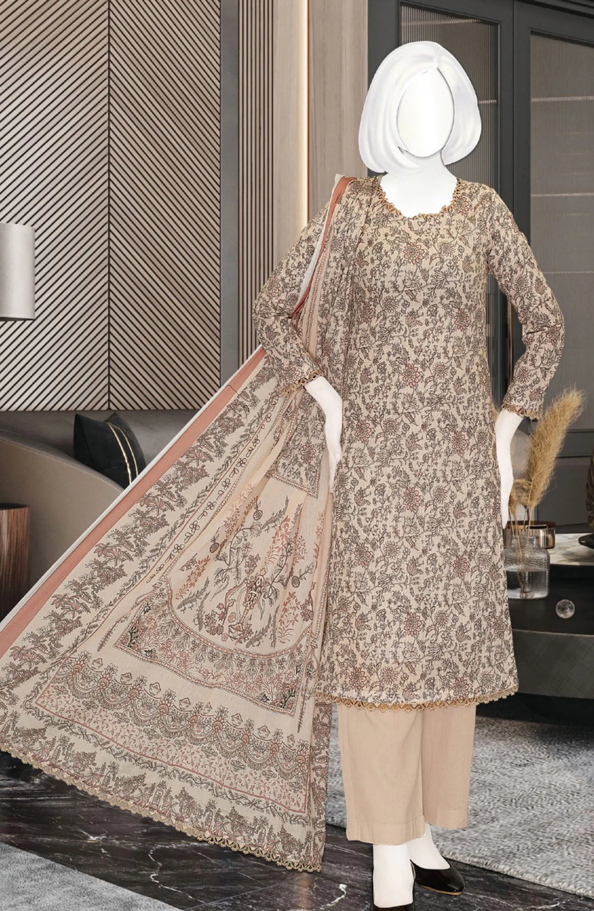 Romaiza Digital Printed Lawn Collection - DL 024