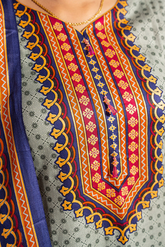 Amna Khadija Designer Lawn 3 Piece Collection - DL 09