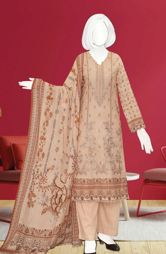 Noor Digital Printed and Embroidered Lawn Collection 2024 - DL 123