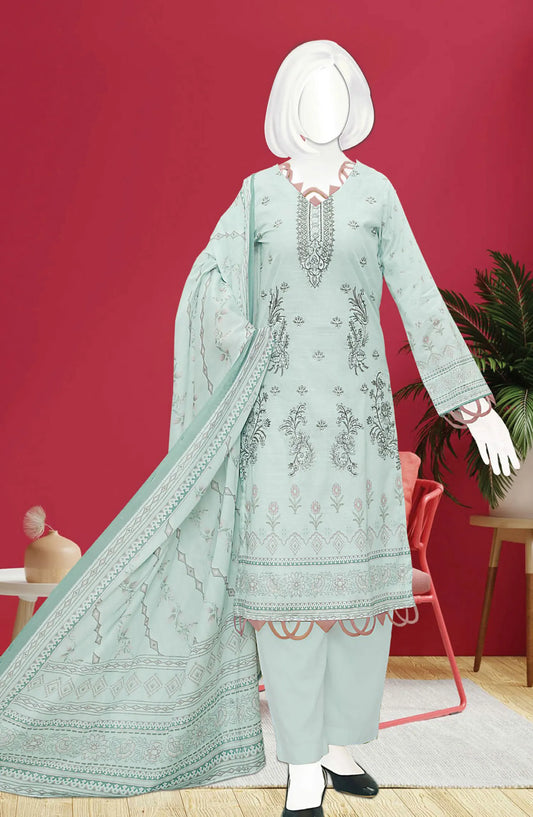 Noor Digital Printed and Embroidered Lawn Collection 2024 - DL 125