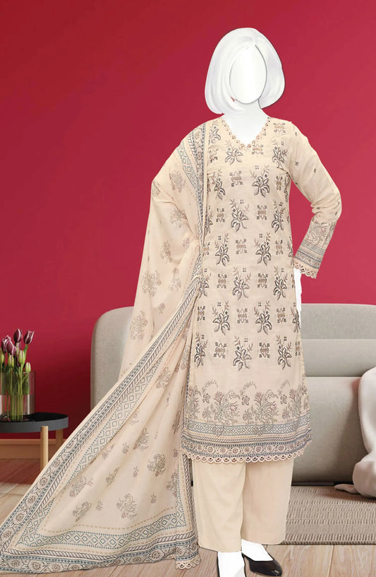 Noor Digital Printed and Embroidered Lawn Collection 2024 - DL 126