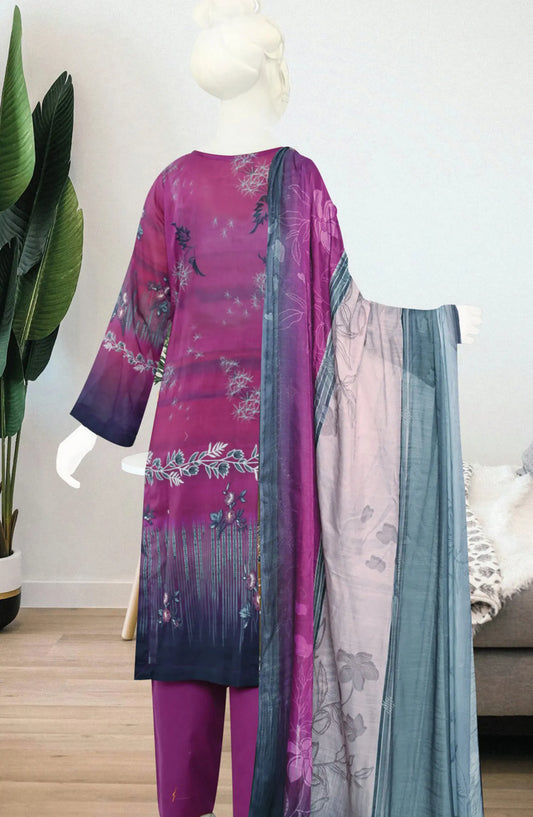 Hamna Digital Printed and Embroidered Lawn Collection - DL 1611