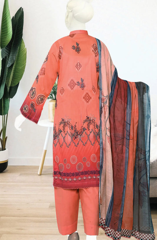 Hamna Digital Printed and Embroidered Lawn Collection - DL 1613