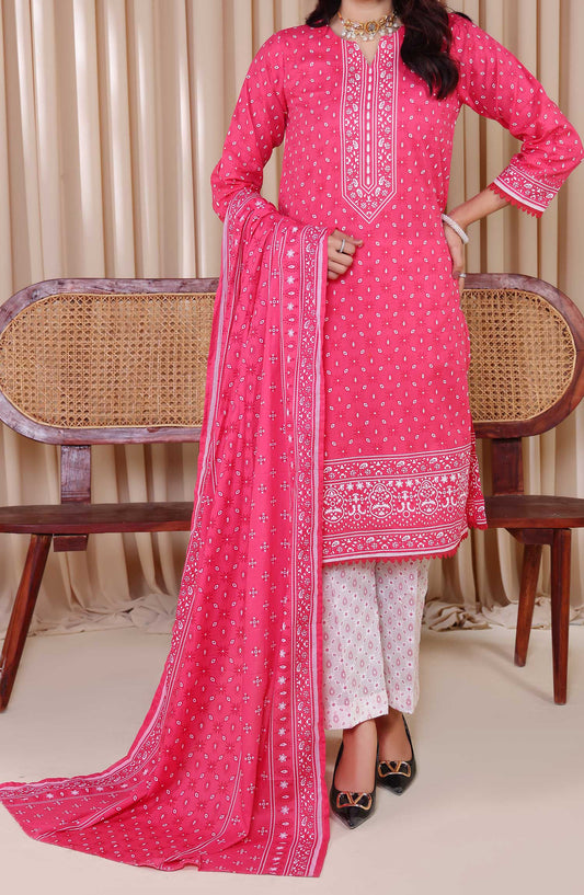 Al Karim Printed Cotton Lawn Unstitched 3 Piece Suit - DL 216 - ALK25DCL - Summer Collection