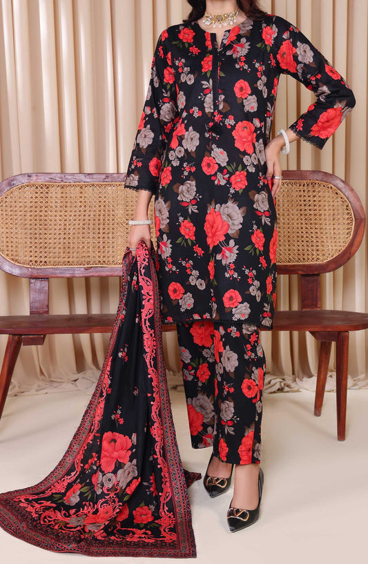 Al Karim Printed Cotton Lawn Unstitched 3 Piece Suit - DL 218 - ALK25DCL - Summer Collection