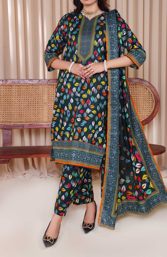 Al Karim Printed Cotton Lawn Unstitched 3 Piece Suit - DL 222 - ALK25DCL - Summer Collection