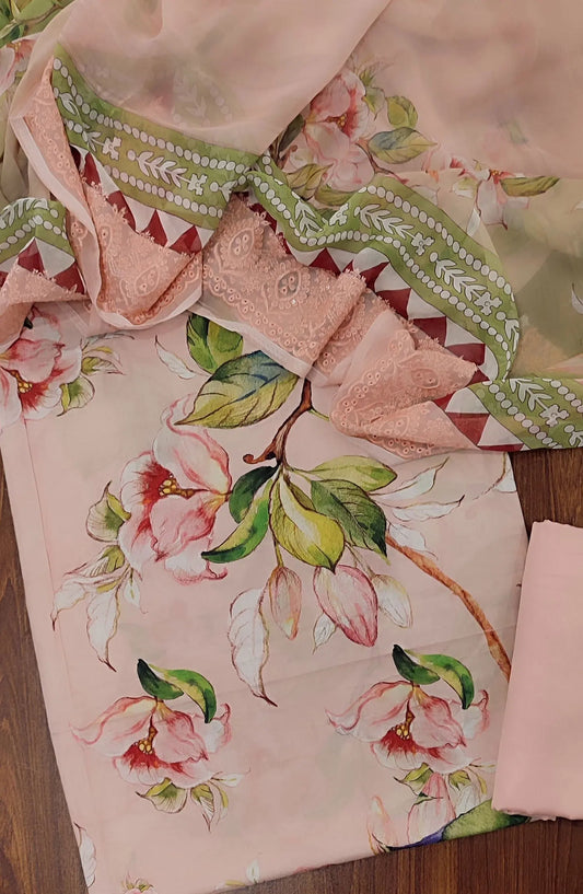 Digital Printed Lawn Collection with Chiffon Dupatta - DPLC 02
