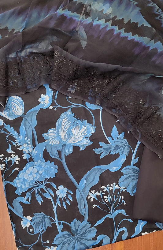 Digital Printed Lawn Collection with Chiffon Dupatta - DPLC 03