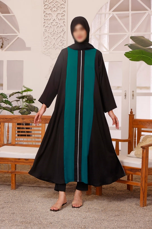 Nayab Abaya Collection Vol 9 by Amna khadija Dreamy Green