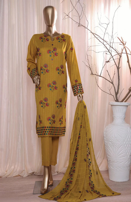 HZ Dastan Slub Lawn Embroidered Collection Vol-2 - DSE S01