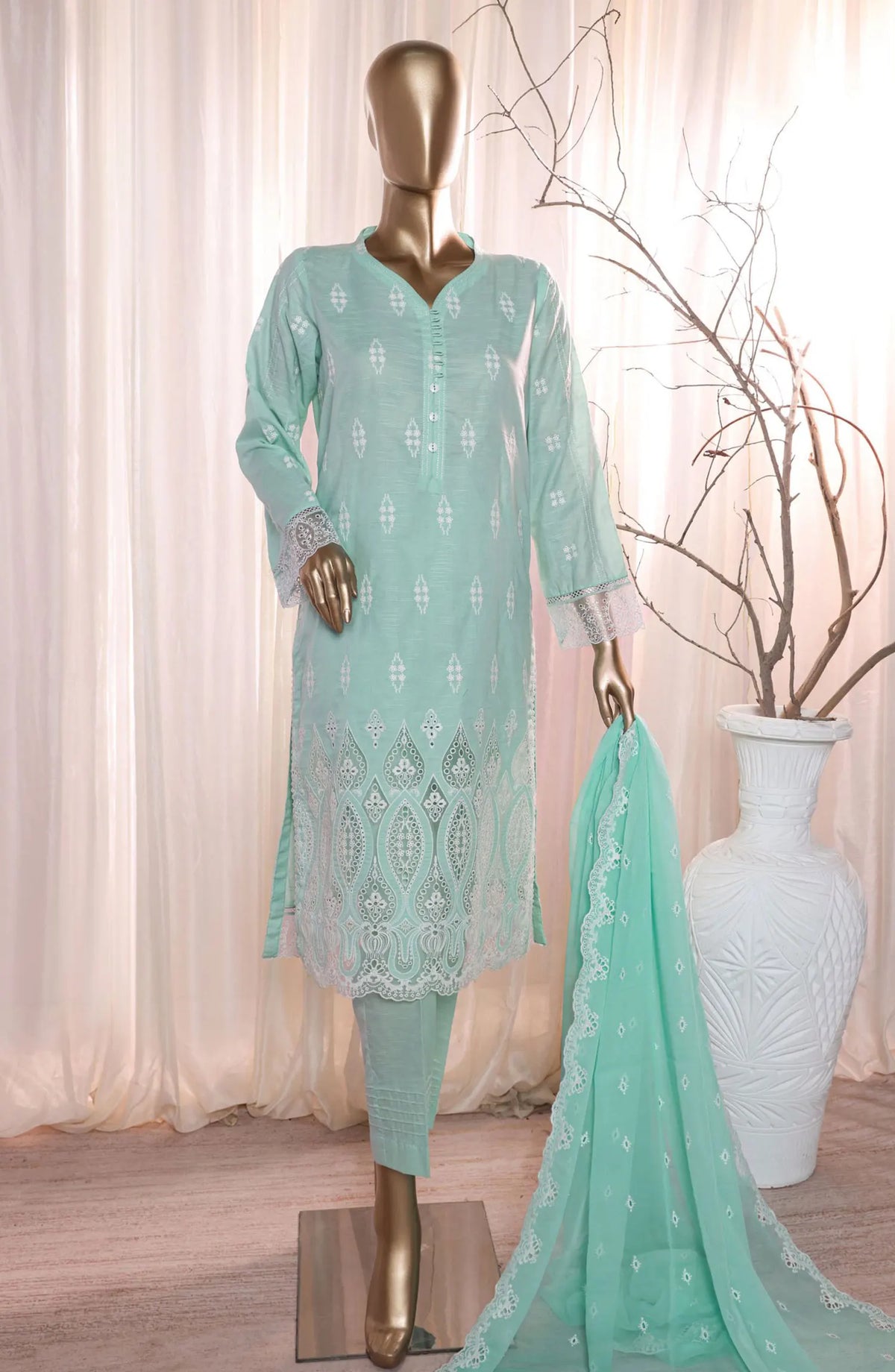 HZ Dastan Slub Lawn Embroidered Collection Vol-2 - DSE S05A