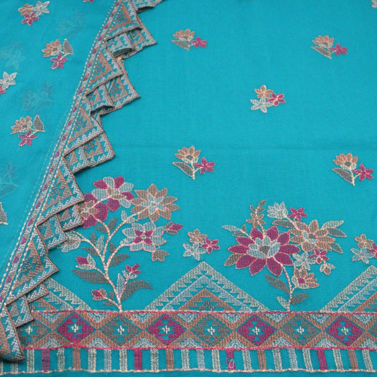 Dastkari Unstitched Exclusive Embroidered Crinkle Chiffon Collection 2023 - DUEE 06
