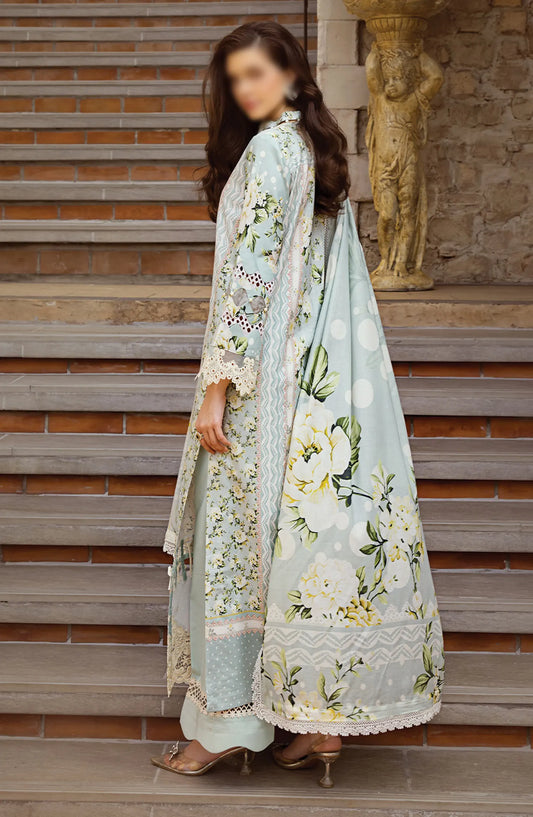Elaf Print Chikankari Collection 2024 - ECT 05A