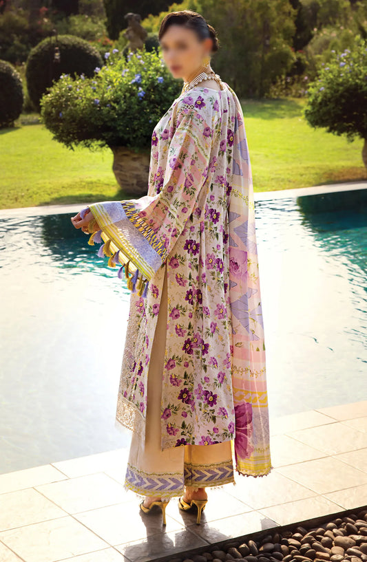 Elaf Print Chikankari Collection 2024 - ECT 06A