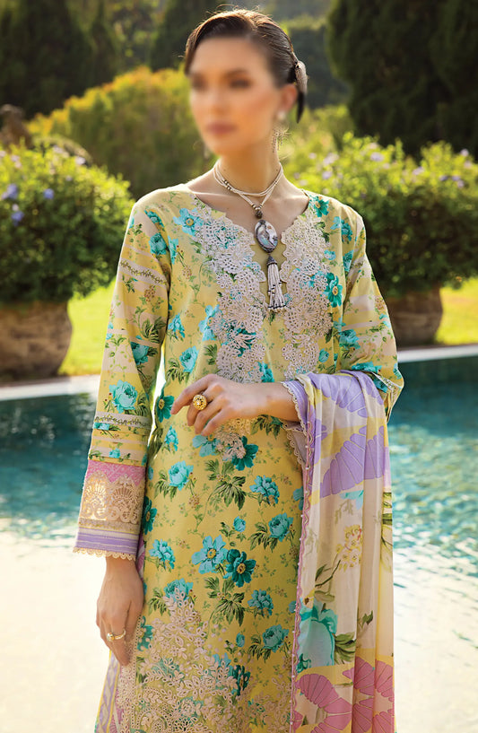 Elaf Print Chikankari Collection 2024 - ECT 06B