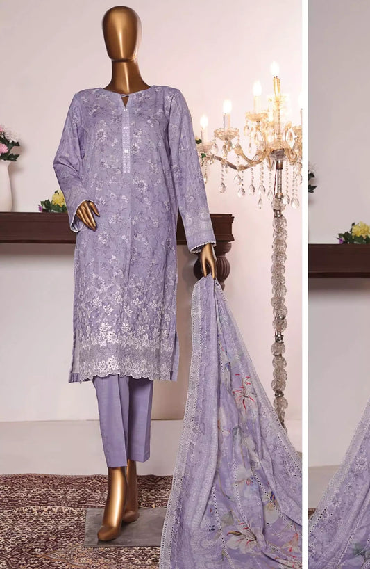 HZ Elite Khaddar Chikankari Collection 2024 Vol 02-EKC-54