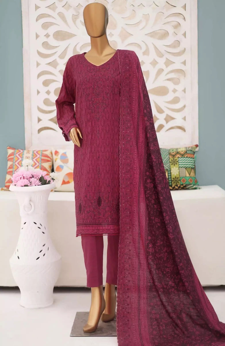 HZ Elite Khaddar Chikankari Collection 2024 Vol 02-EKC-60