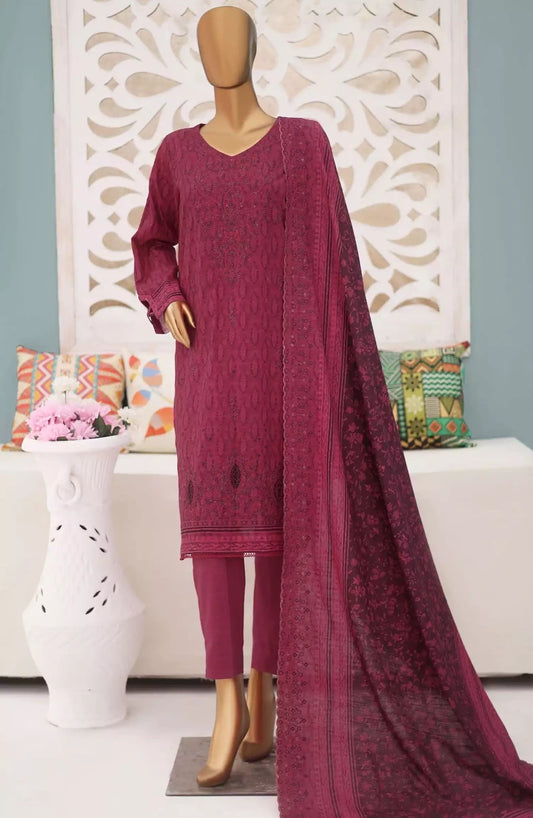 HZ Elite Khaddar Chikankari Collection 2024 Vol 02-EKC-60