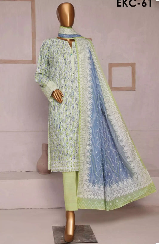 HZ Elite Khaddar Chikankari Collection 2024 Vol 02-EKC-61
