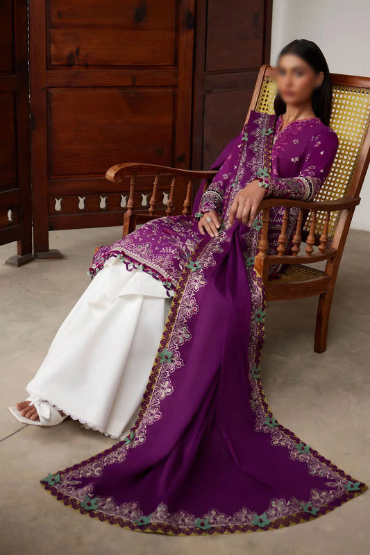 Elan Lawn Collection 2024 - EL24-03A QISTINA