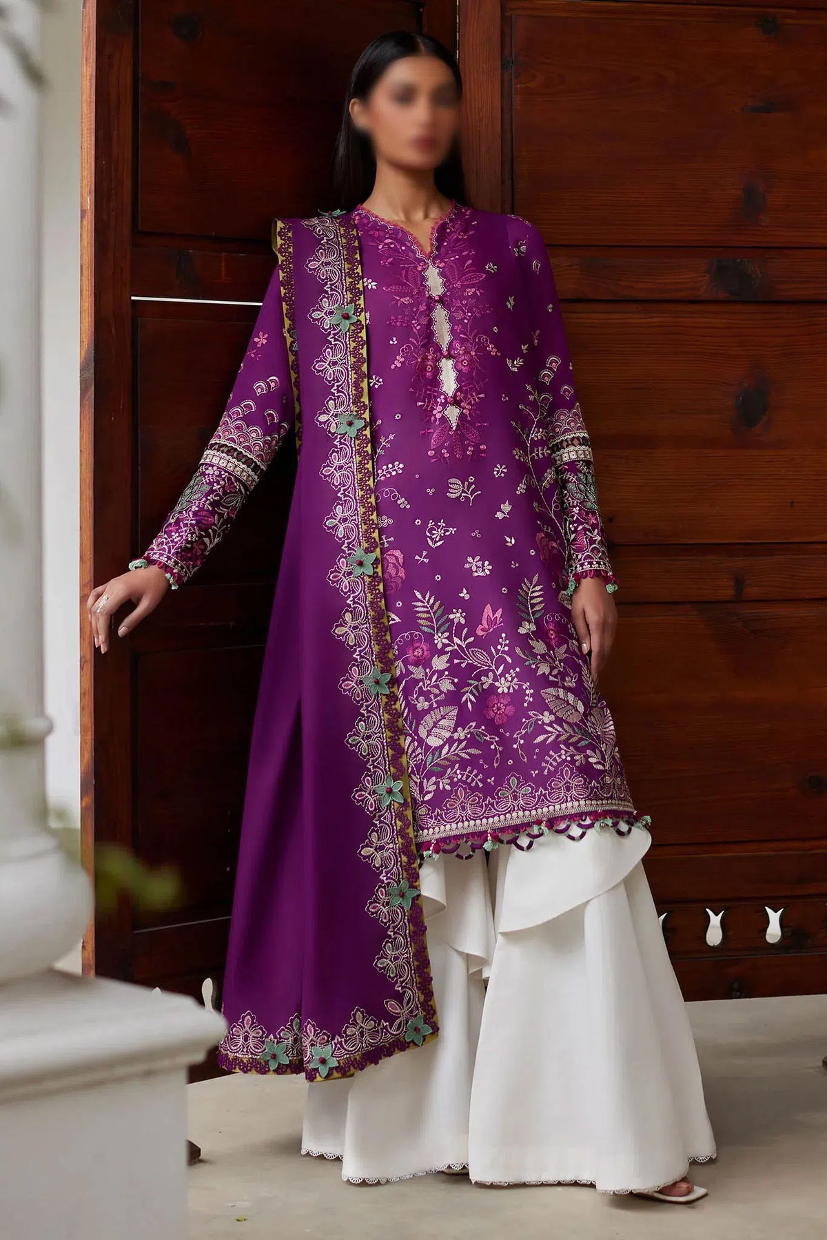 Elan Lawn Collection 2024 - EL24-03A QISTINA