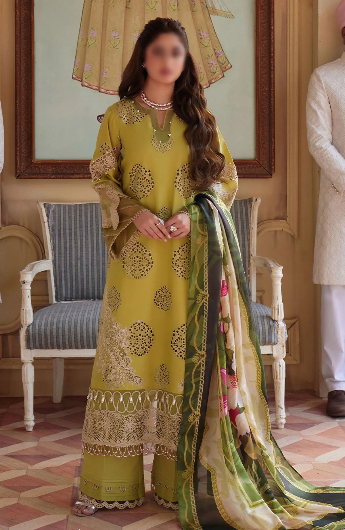 Elaf Premium Eid Edit Unstitched 2024 - ELE 05 MEENAH