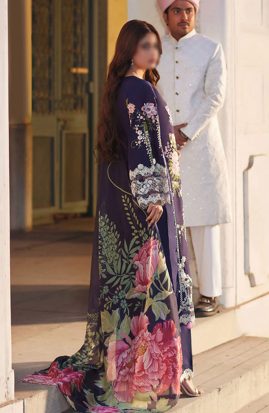 Elaf Premium Eid Edit Unstitched 2024 - ELE 12 B YAZMIN