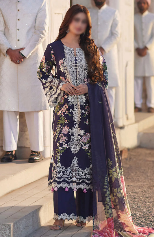 Elaf Premium Eid Edit Unstitched 2024 - ELE 12 B YAZMIN