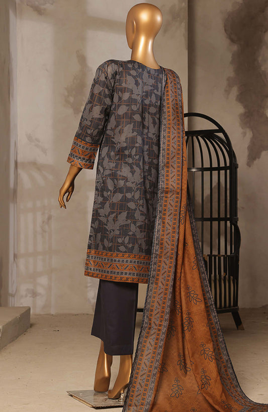 Aashkaaar by HZ Textile Embroidered Lawn Stitched 3 Piece Suit - EPL-3P-014 - HZ25ASHV4 - Black - Summer Collection