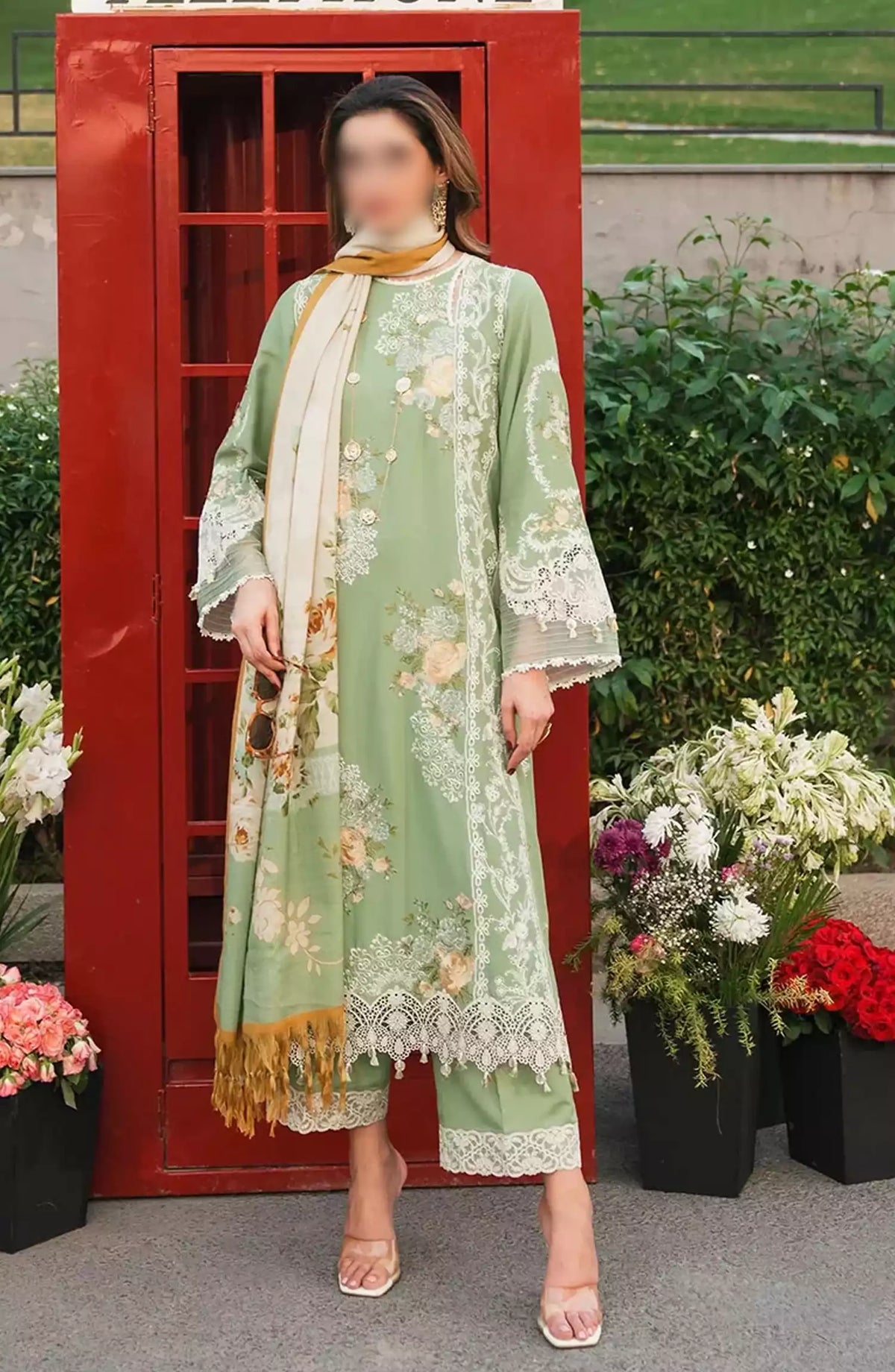 Elaf Winter Pashmina Shawl Collection 2024 - EPW-4B Whispers of Joy