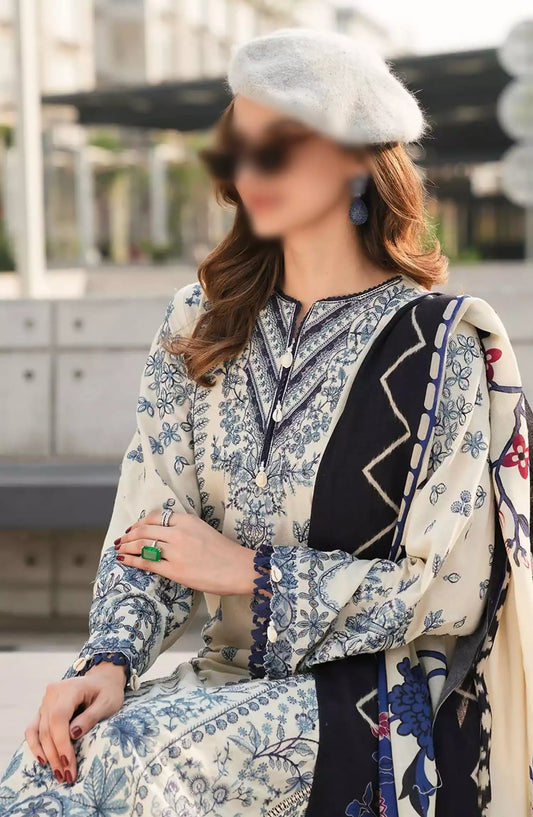 Elaf Winter Pashmina Shawl Collection 2024 - EPW-5B Cherished Memories