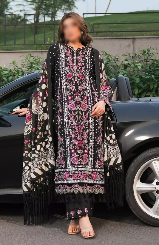 Elaf Winter Pashmina Shawl Collection 2024 - EPW-8B Boundless Dreams