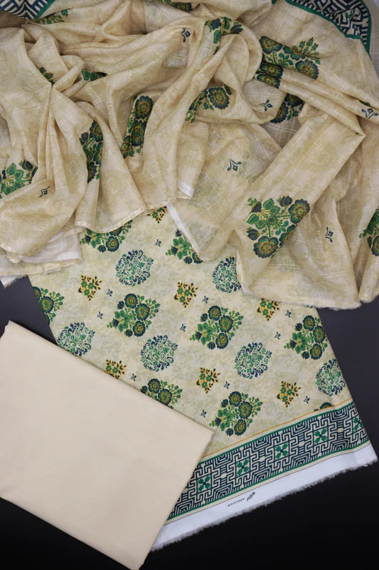 Exclusive Prints With Voile Dupatta Unstitched Lawn Collection 2024 - EPWVP 01