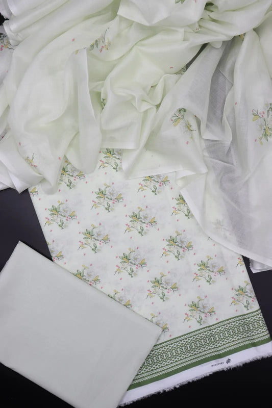 Exclusive Prints With Voile Dupatta Unstitched Lawn Collection 2024 - EPWVP 10